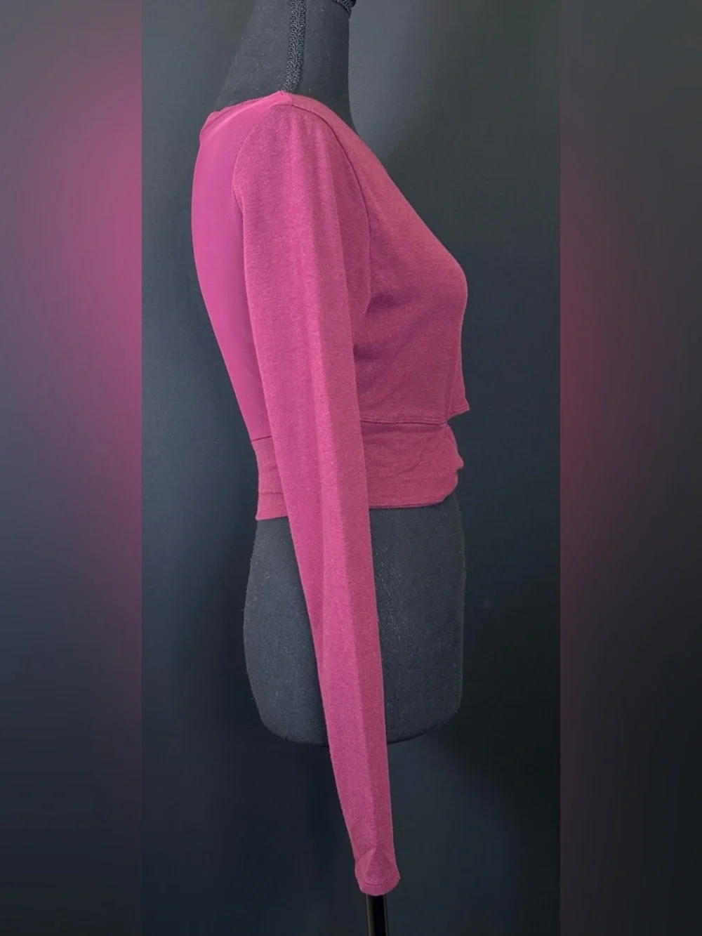 #119-‎ Women's Two Piece Set Victoria Sport / Pink Top & Ombre Leggings Set
